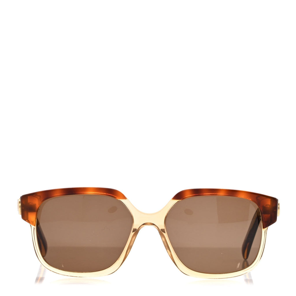 Celine Square Sunglasses — Tortoise