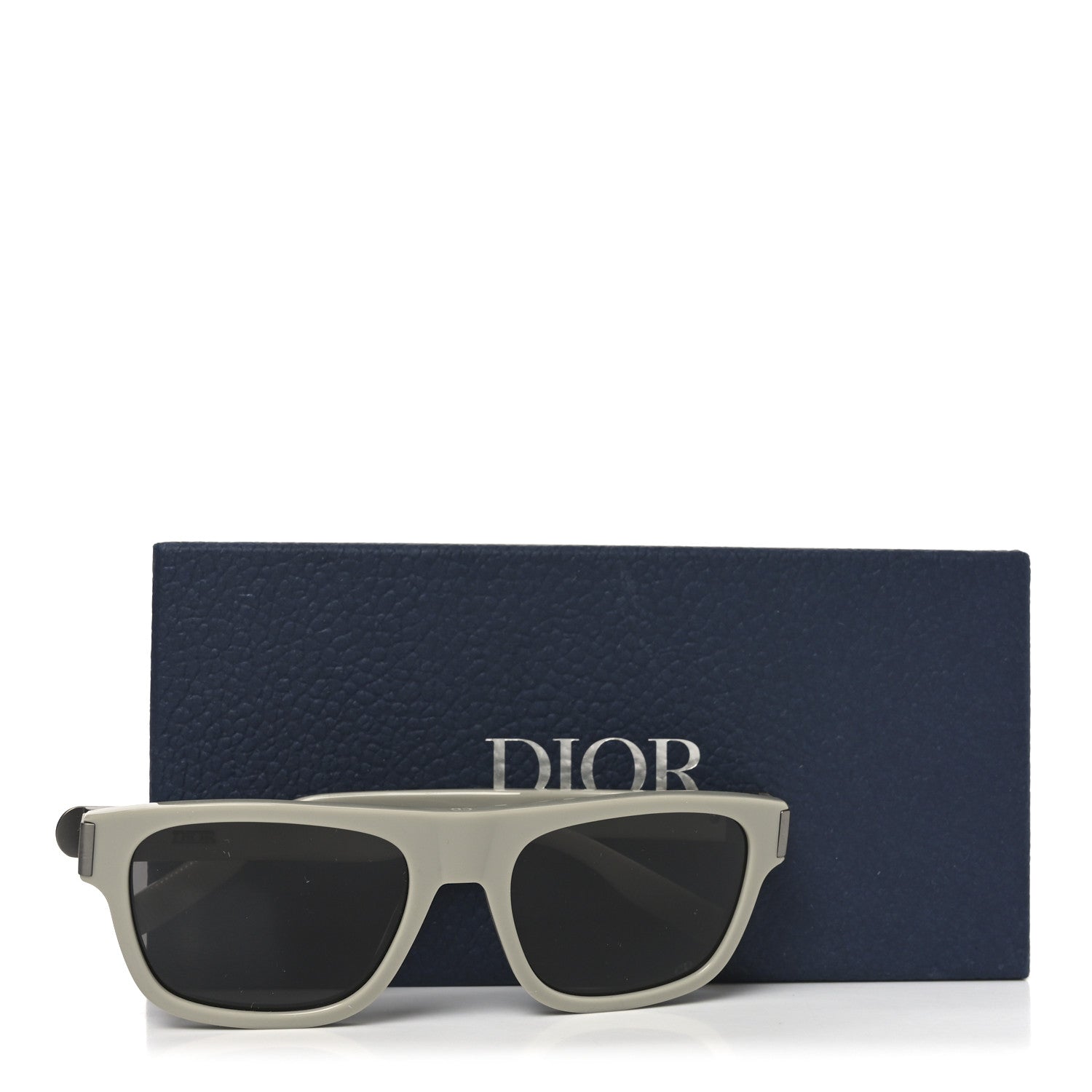 Dior Square Sunglasses — Beige