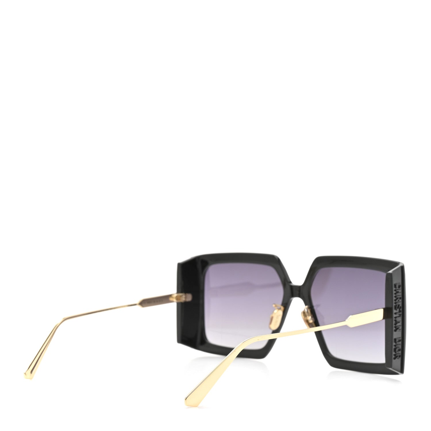 Dior Square Sunglasses — Black
