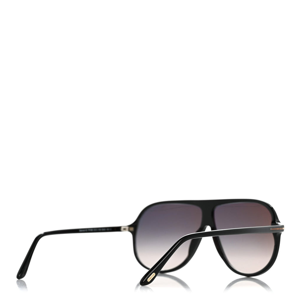 Tom Ford Square Sunglasses — Black TF998