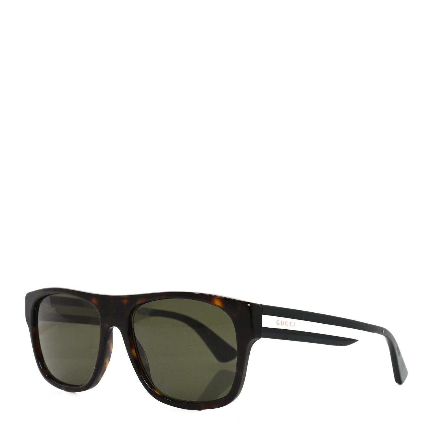 Gucci Square Sunglasses — Tortoise GG0341S