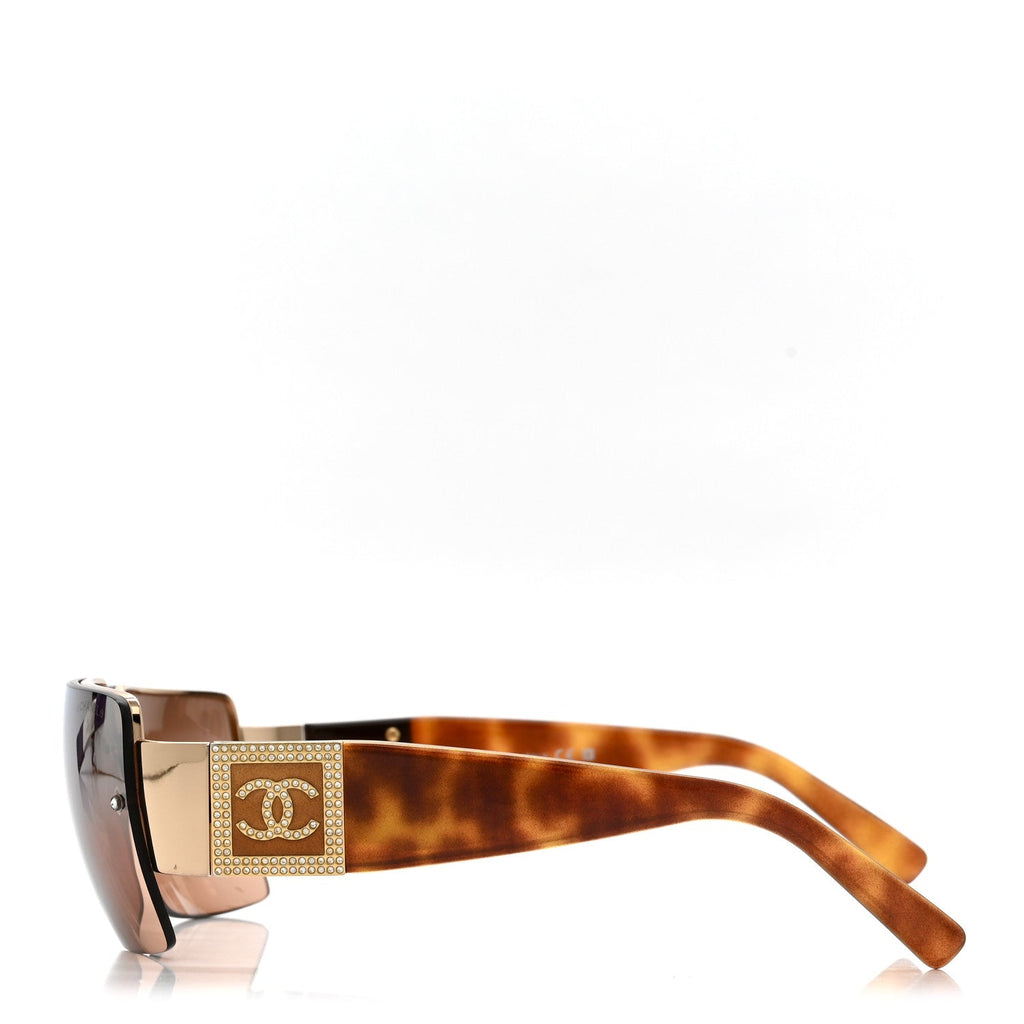 Chanel Square Sunglasses — Tortoise 4095-B