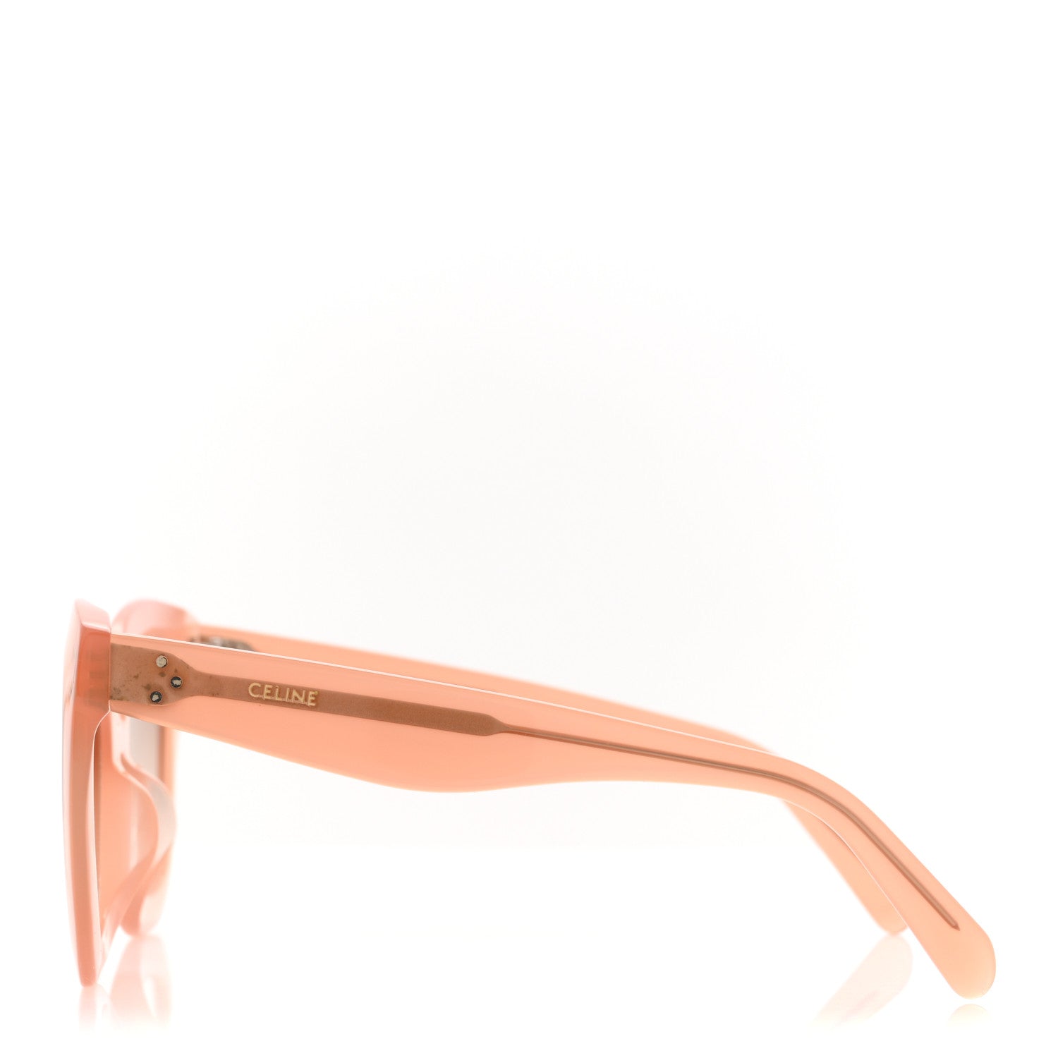 Celine Oversized Round Sunglasses CL4005FN Peach
