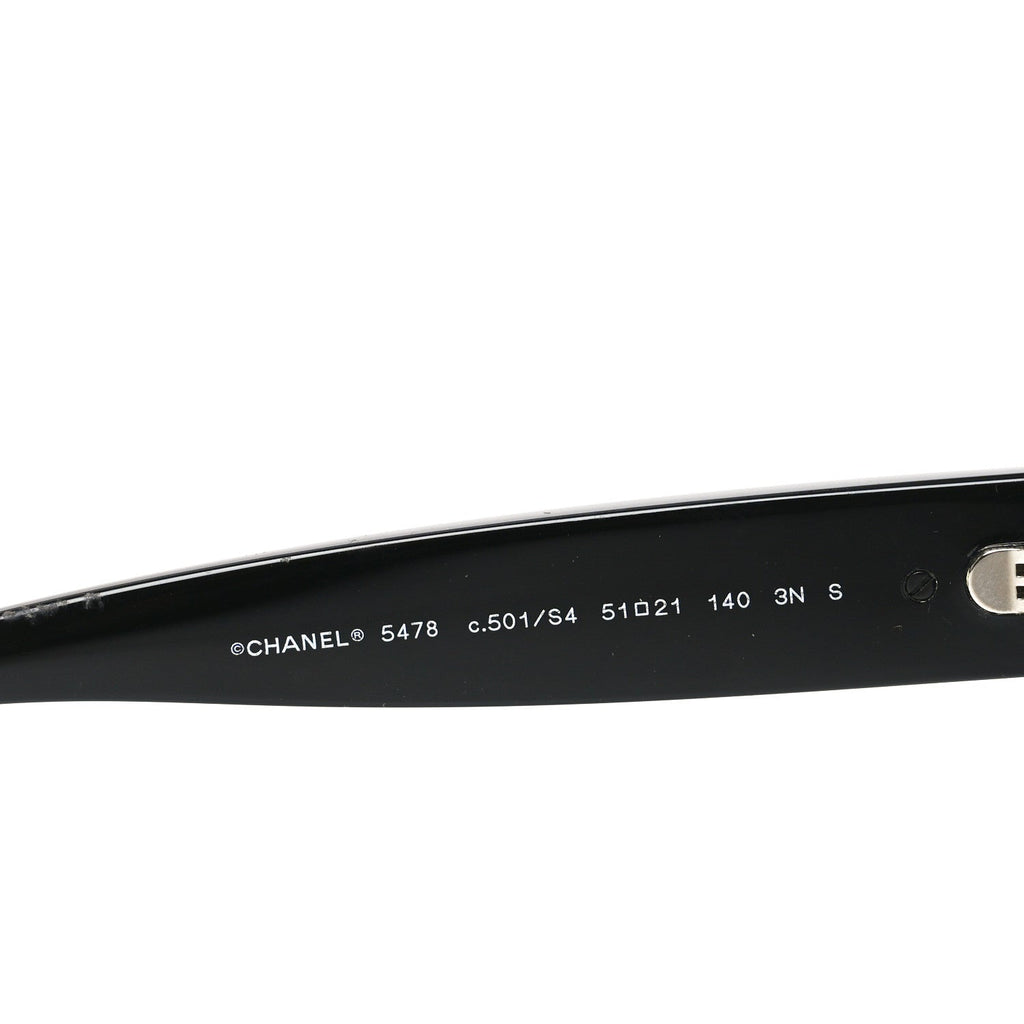 Chanel Square Sunglasses — Black