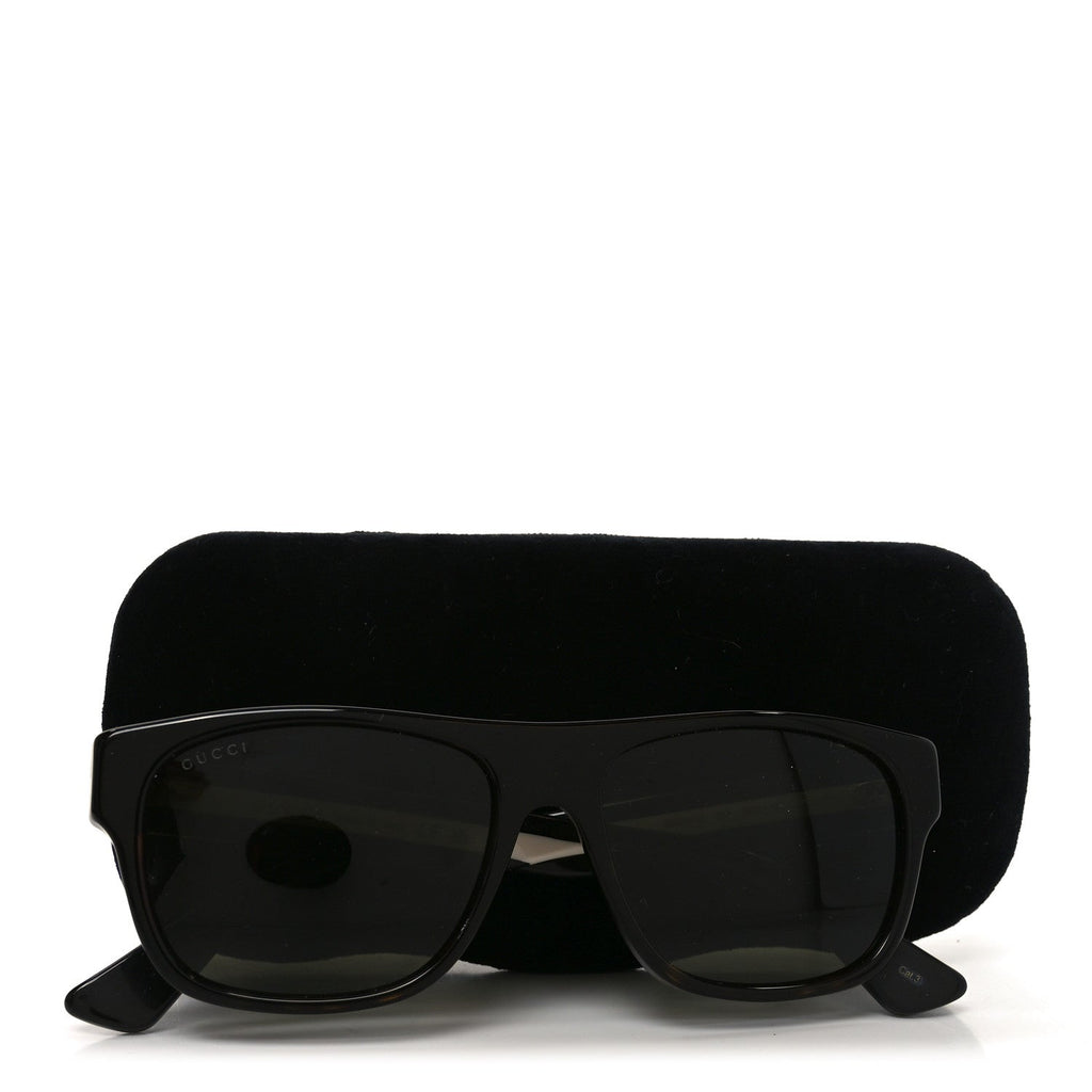 Gucci Square Sunglasses — Tortoise GG0341S