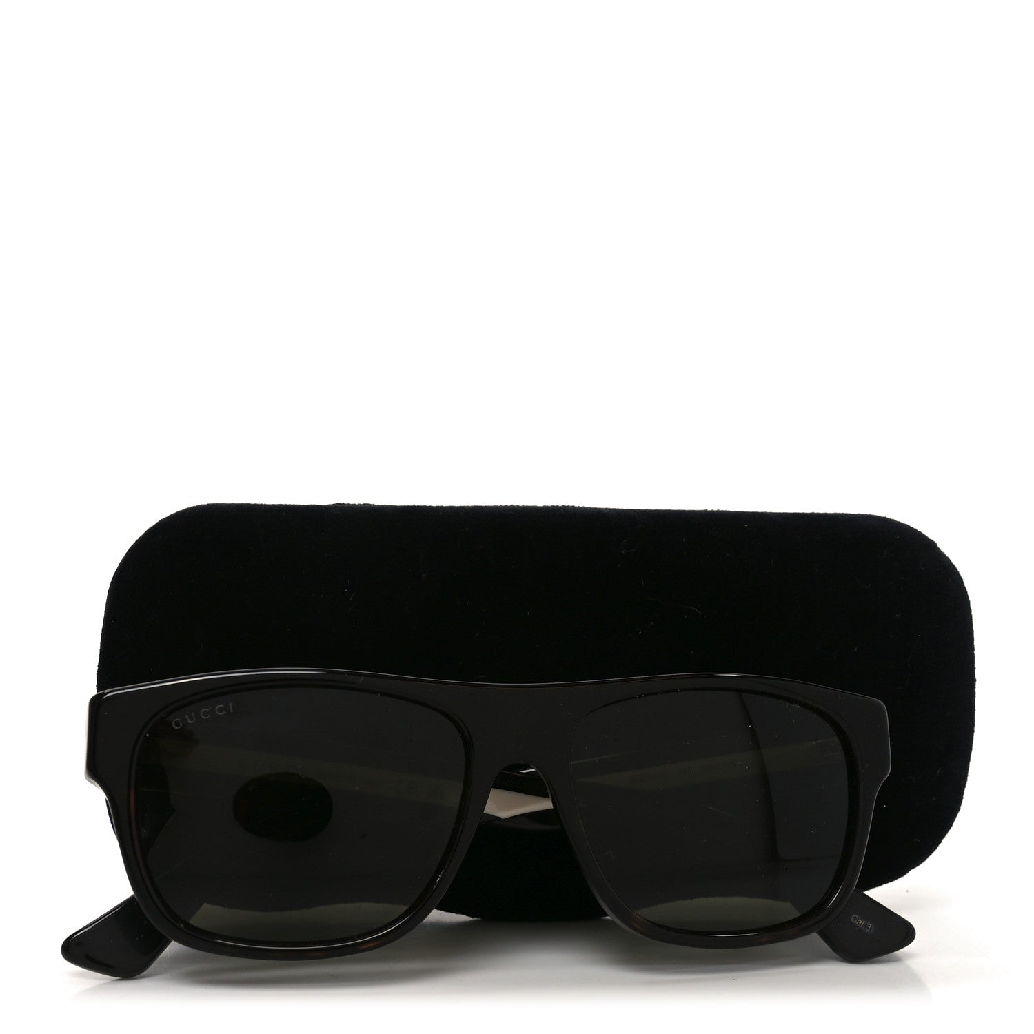 Gucci Square Sunglasses — Tortoise GG0341S