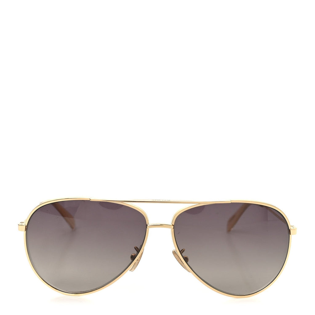 Celine Aviator Sunglasses — Gold