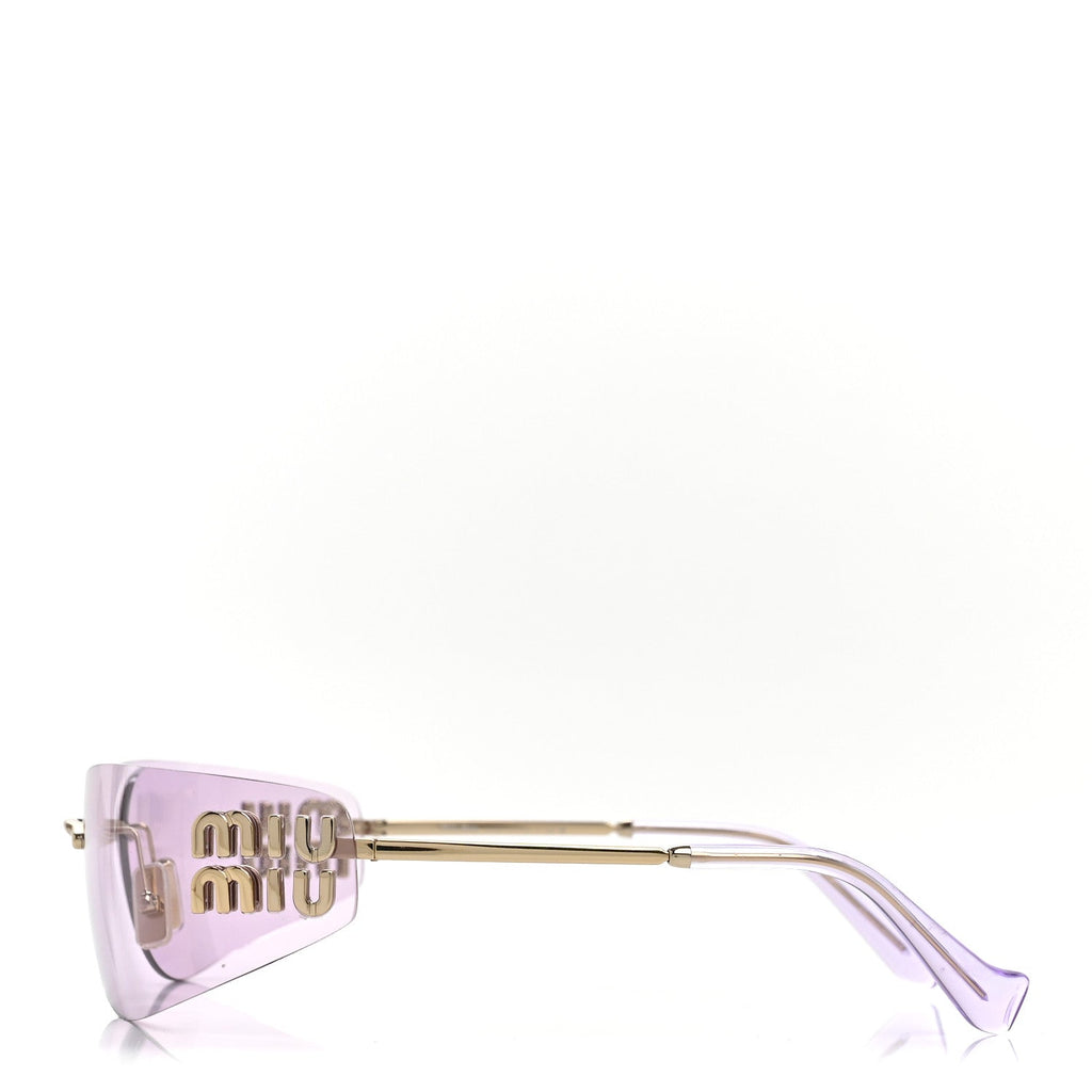 Miu Miu Square Sunglasses — Purple