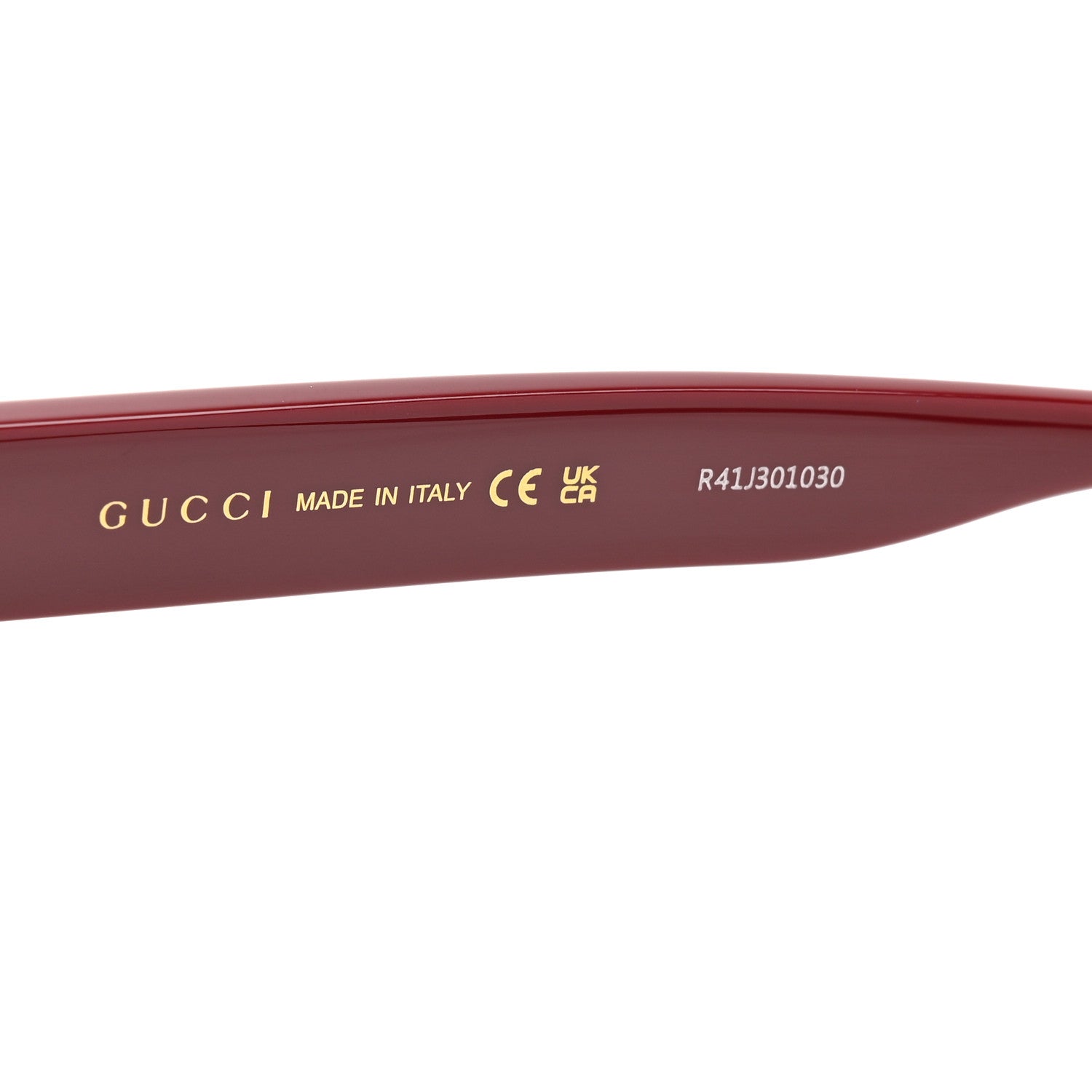 Gucci Square Sunglasses — Red