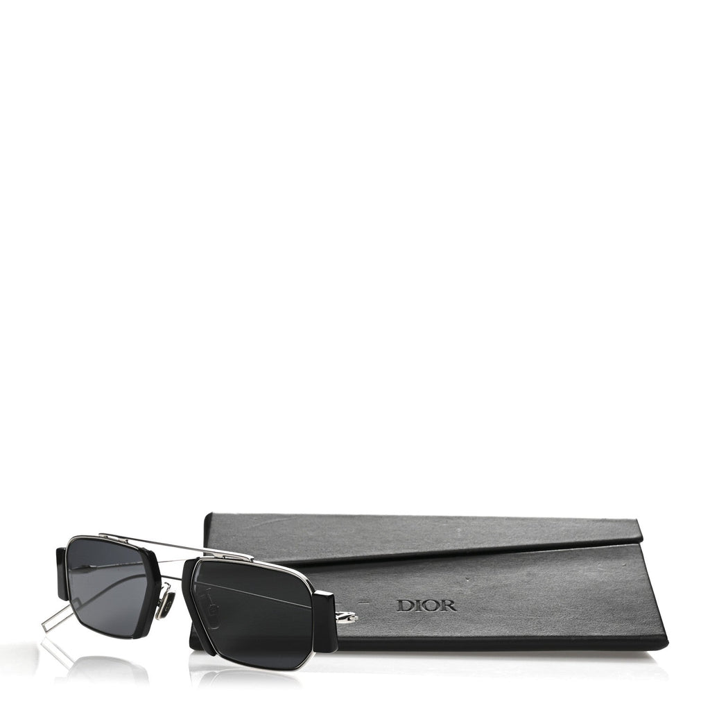 Dior Aviator Sunglasses — Silver