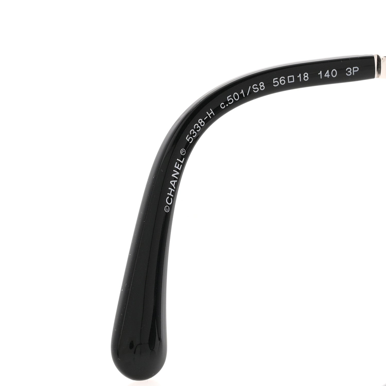 Chanel Cat-Eye Sunglasses — Black 5338-H