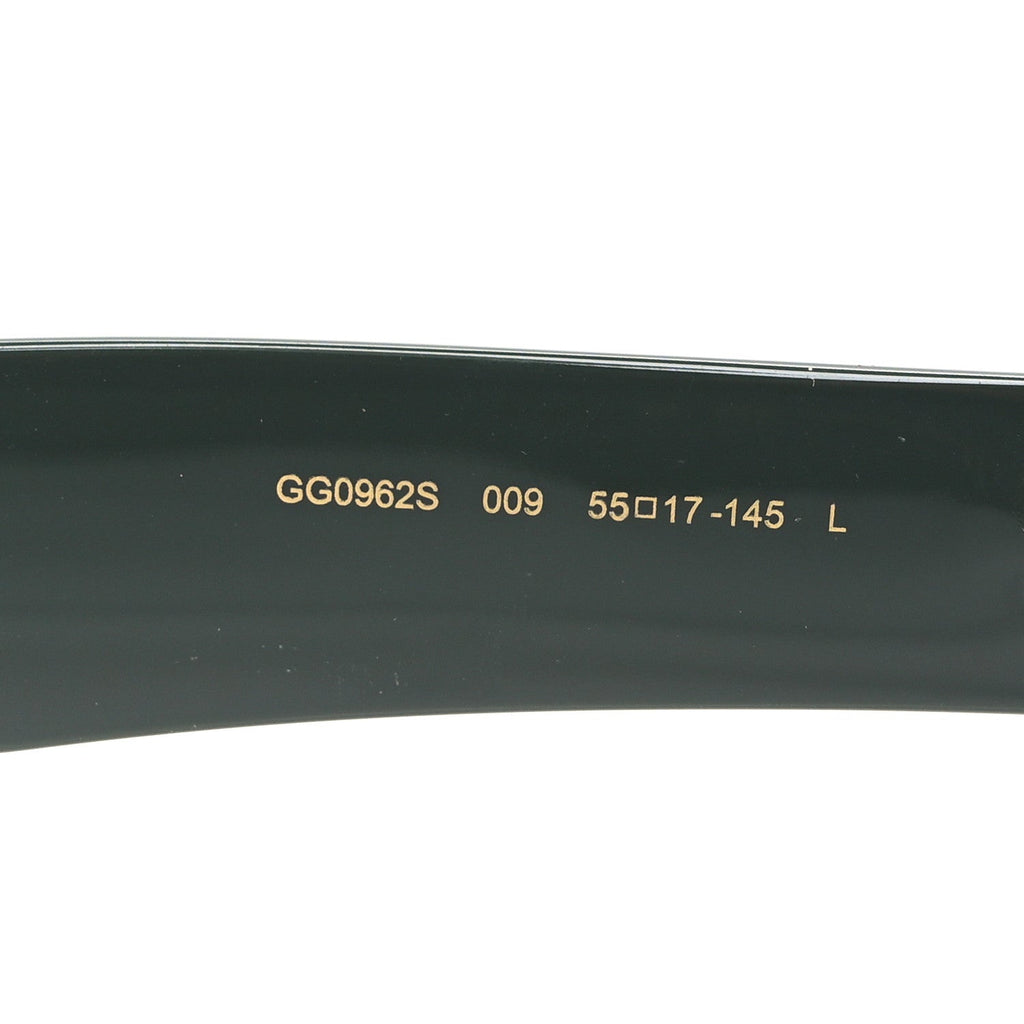 Gucci Rectangle Sunglasses — Black GG0962S