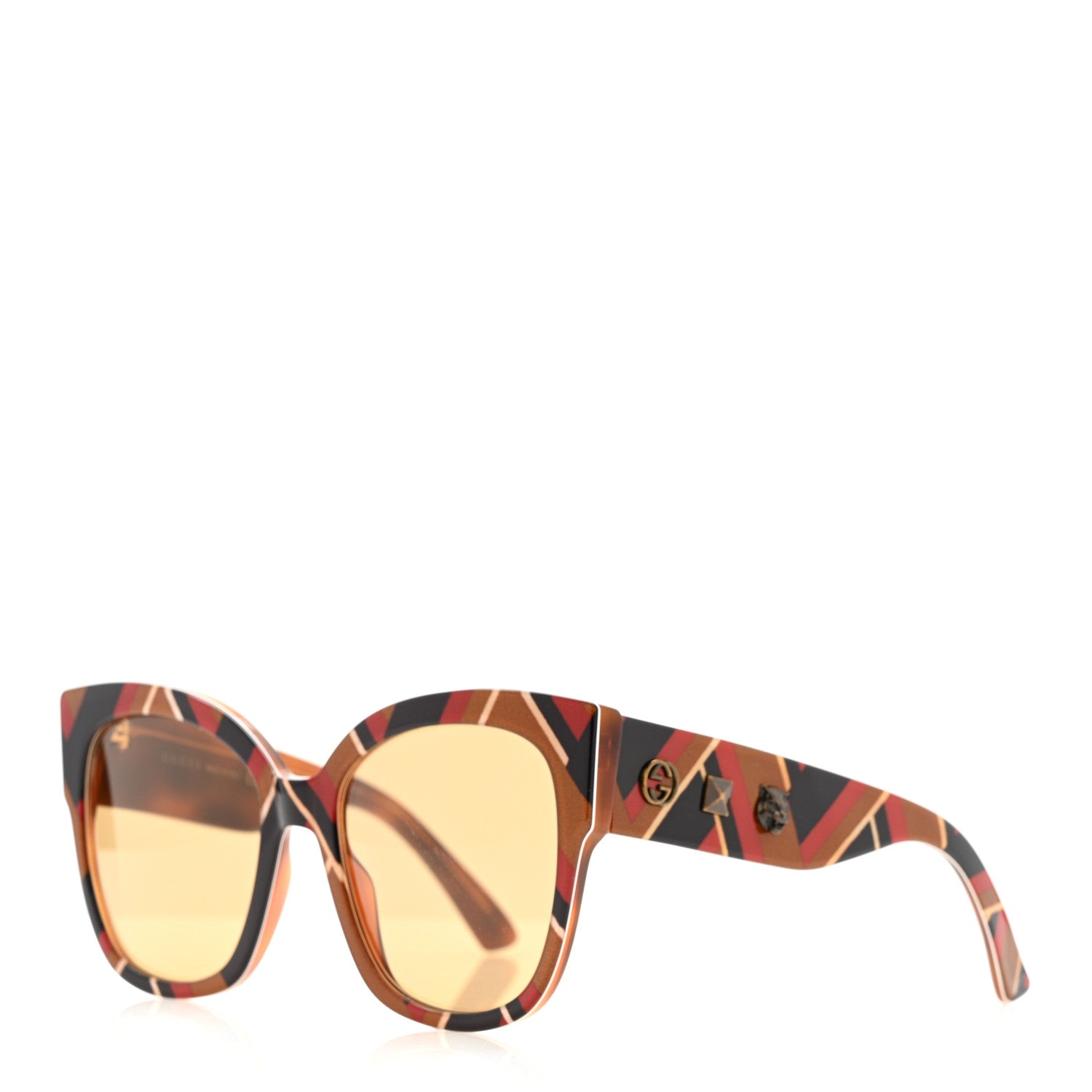 Gucci Square Sunglasses — Red GG0059S