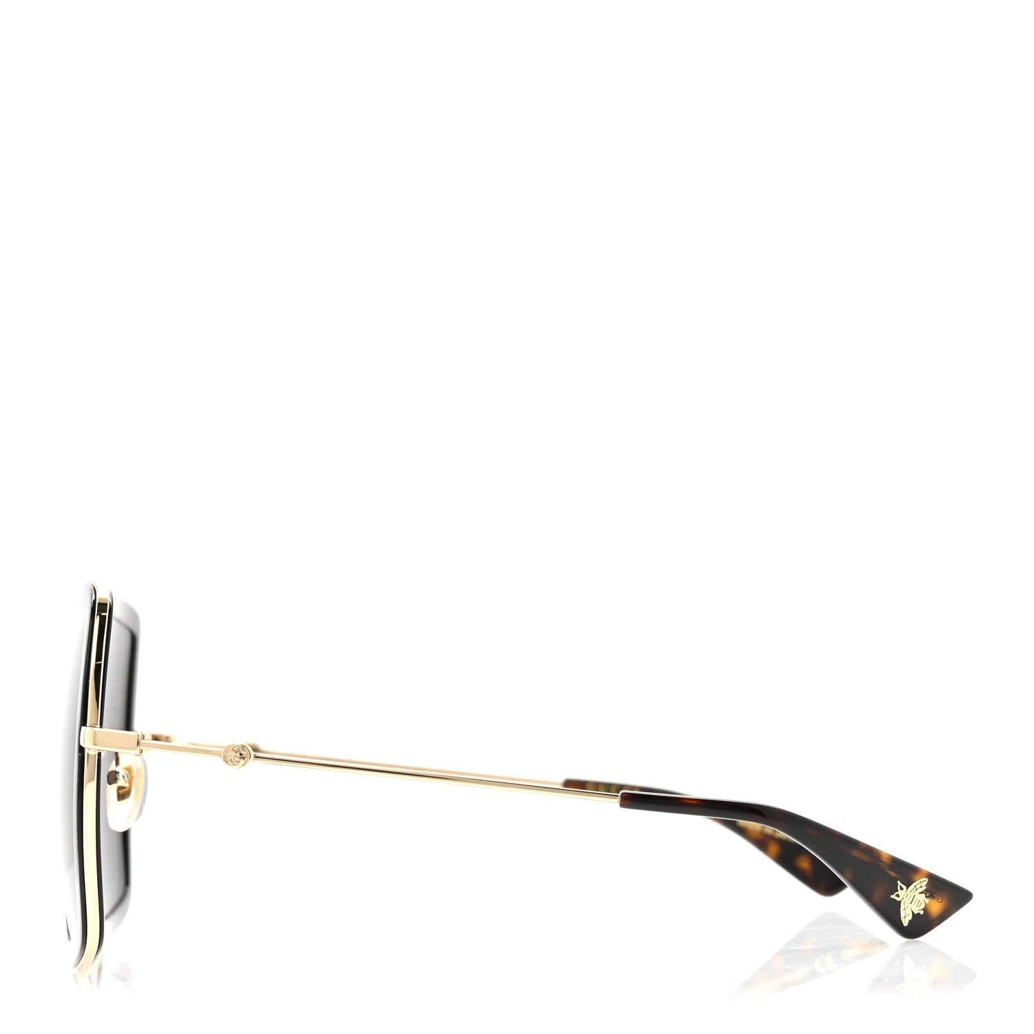 Gucci Square Sunglasses — Black GG0106S
