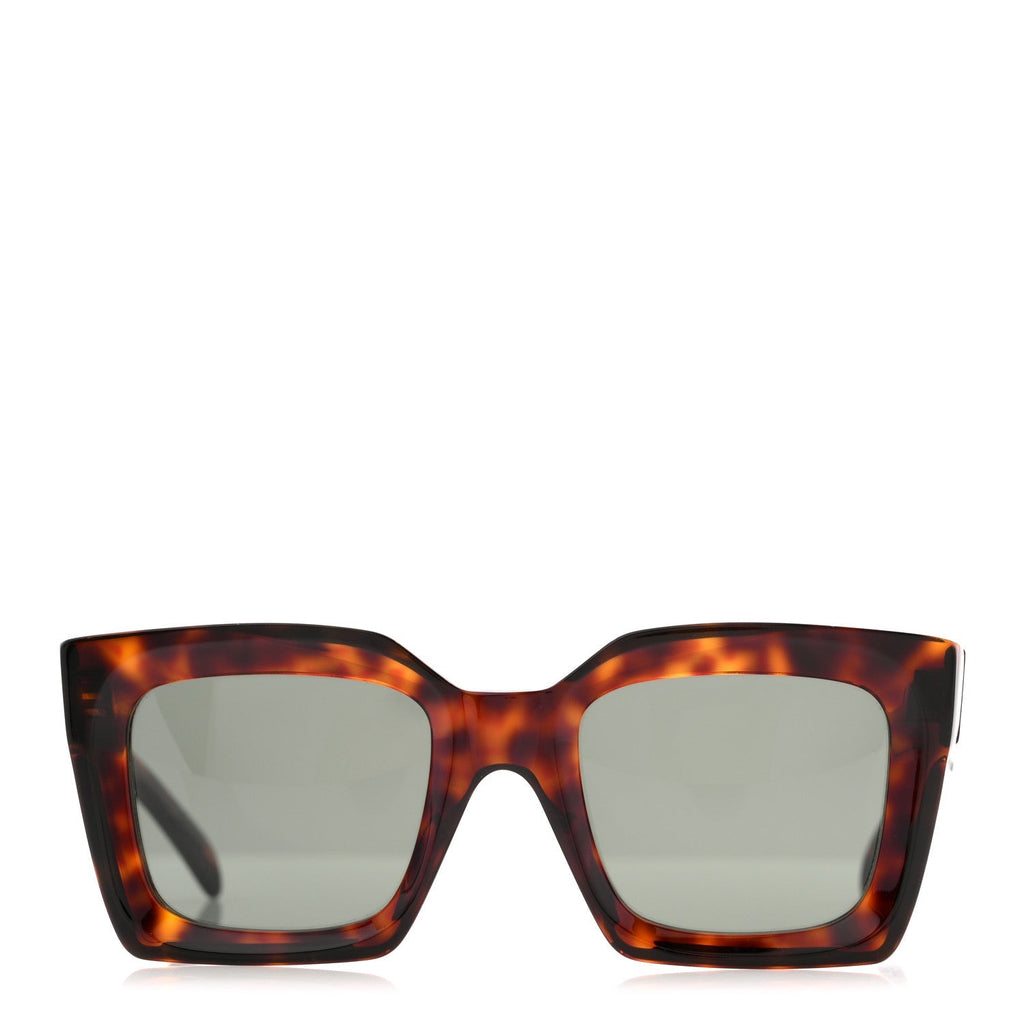 Celine Square Sunglasses — Tortoise