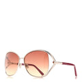 Tom Ford Oversized Sunglasses — Pink TF1091