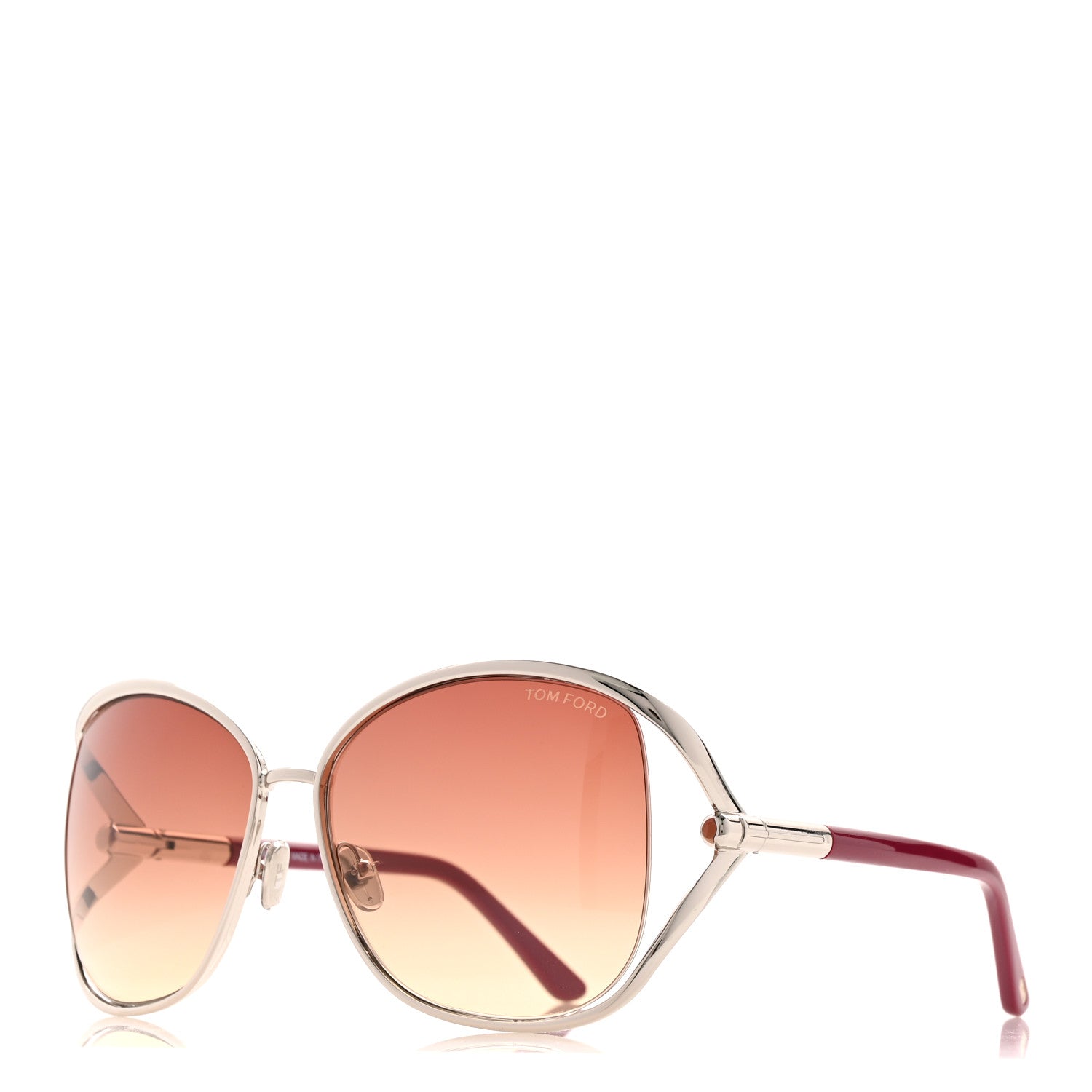 Tom Ford Oversized Sunglasses — Pink TF1091
