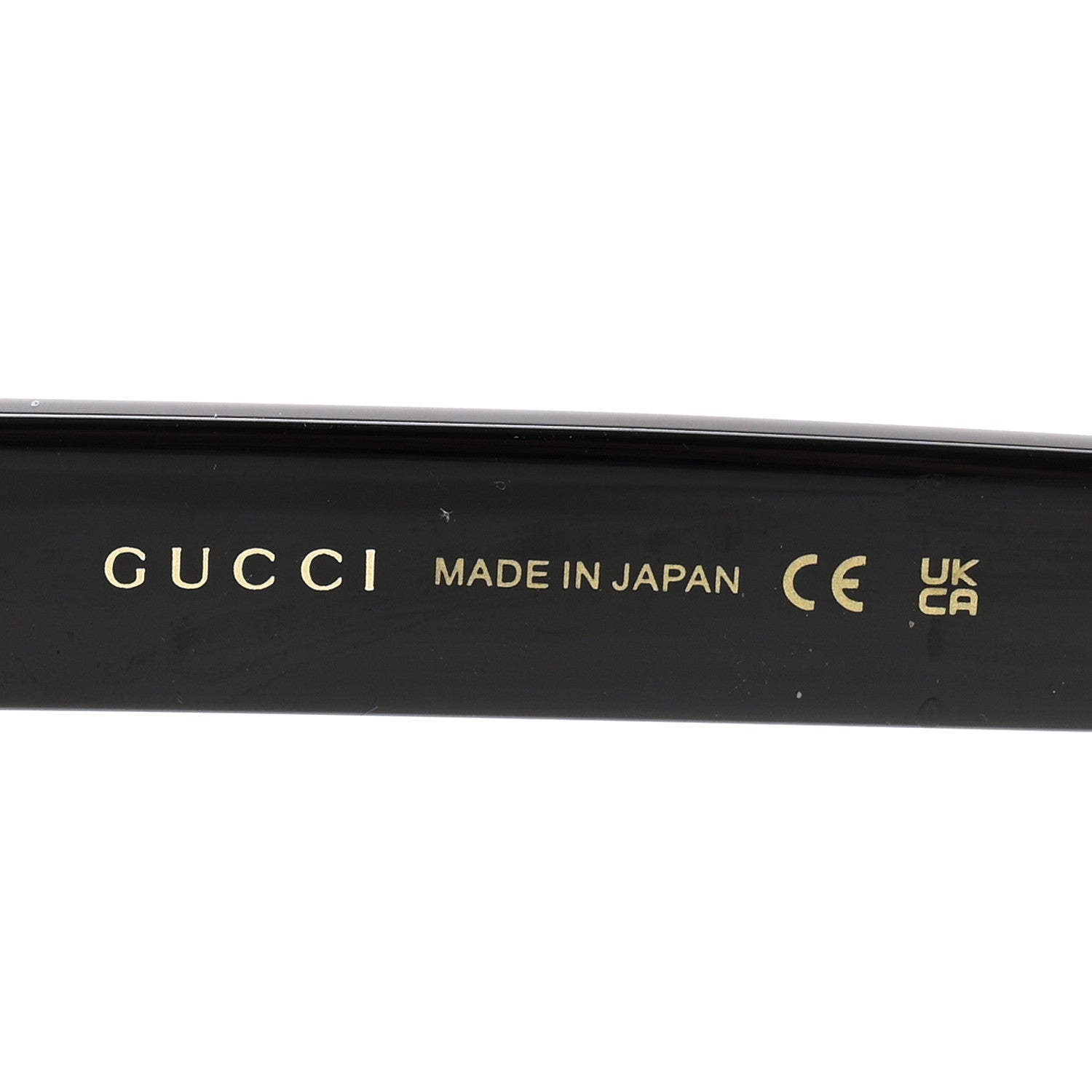 Gucci Square Sunglasses — Black