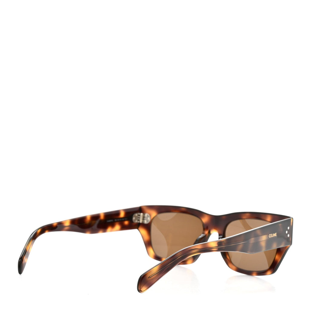 Celine Square Sunglasses — Havana