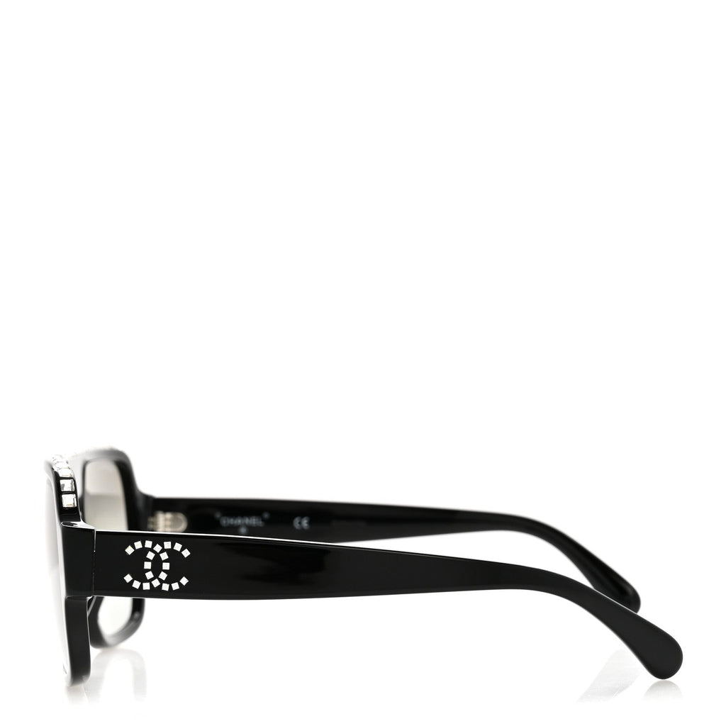 Chanel Shield Sunglasses — Crystal