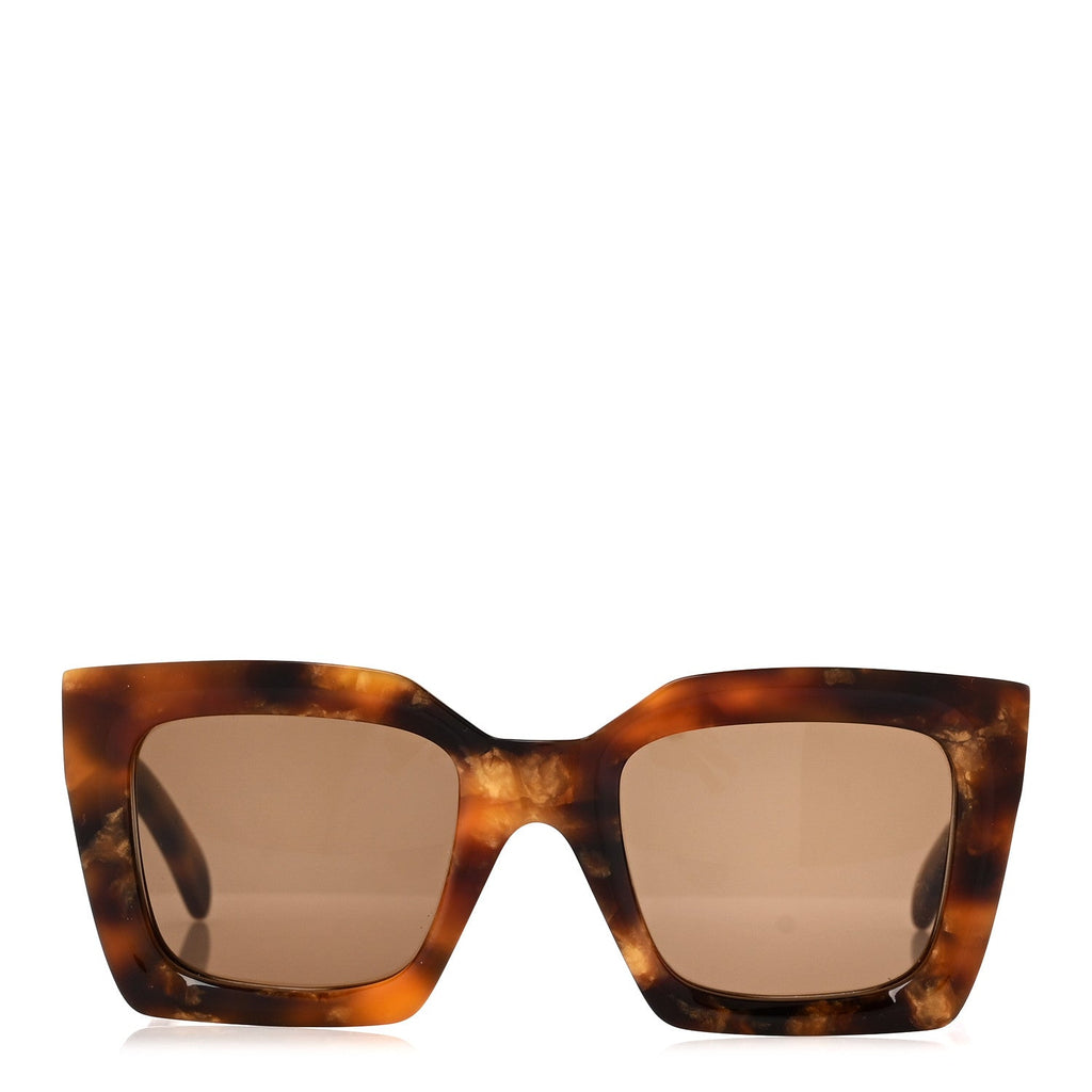 Celine Square Sunglasses — Tortoise