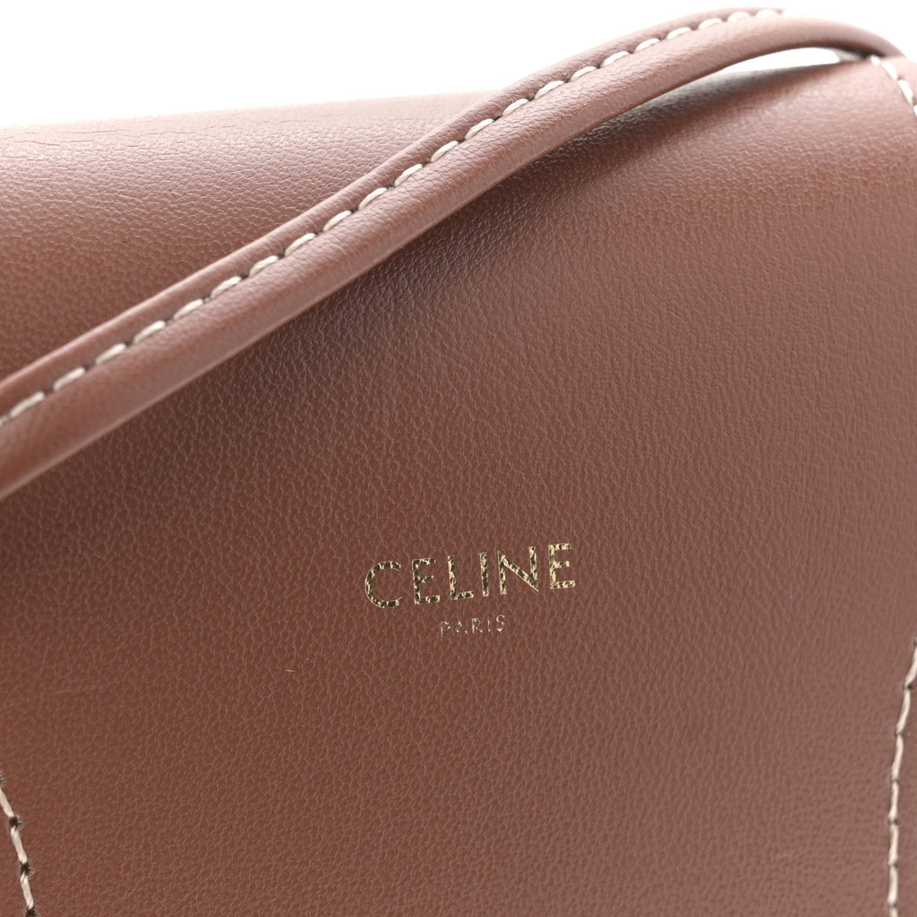 Celine Square Sunglasses — Tan