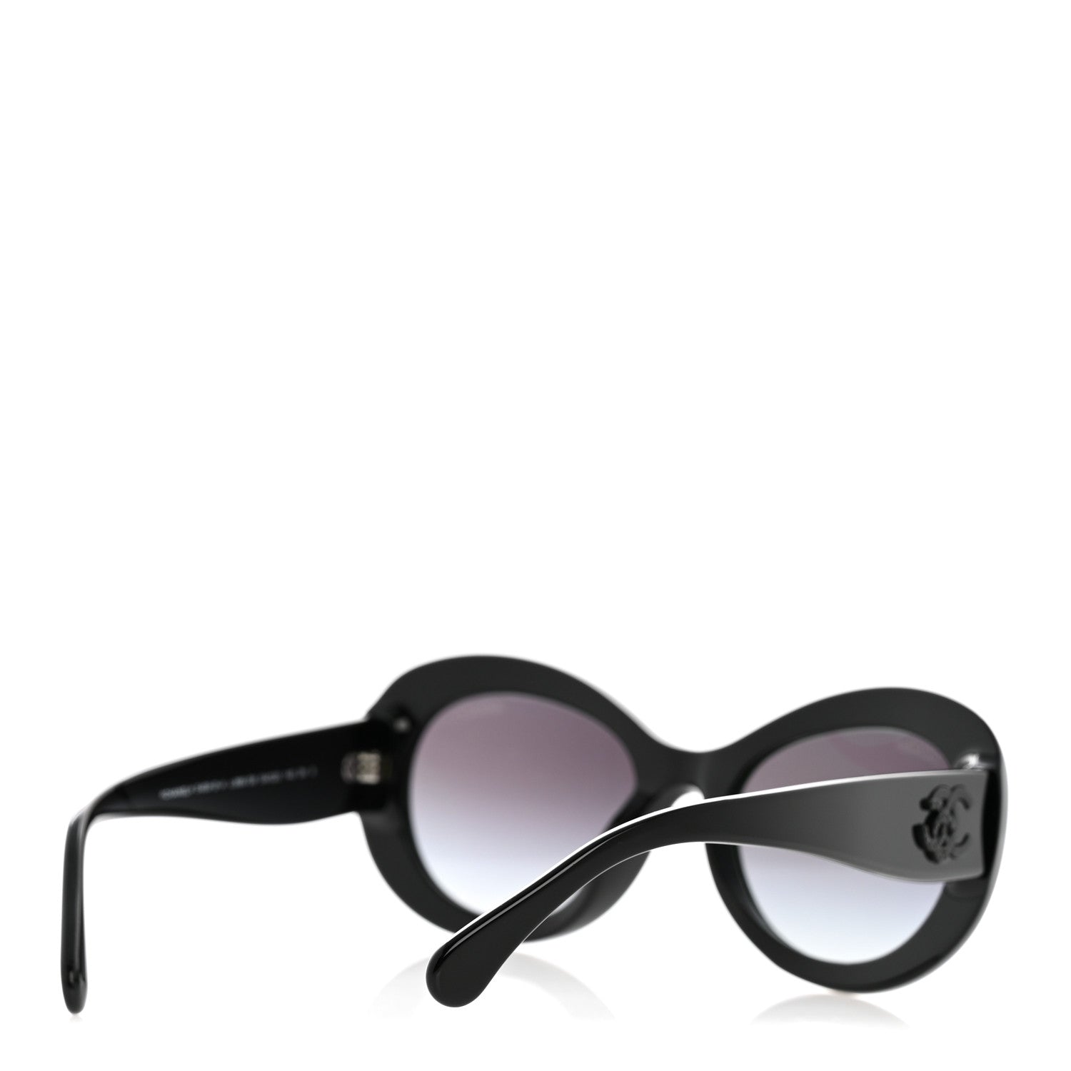 Chanel Round Sunglasses — Black 5469-B