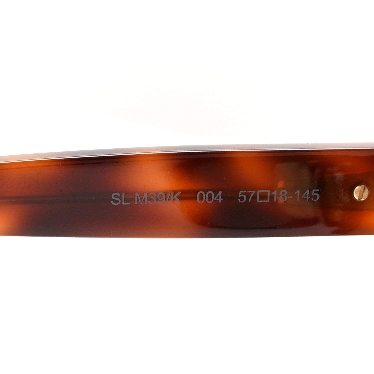 Saint Laurent Square Sunglasses — Tortoise