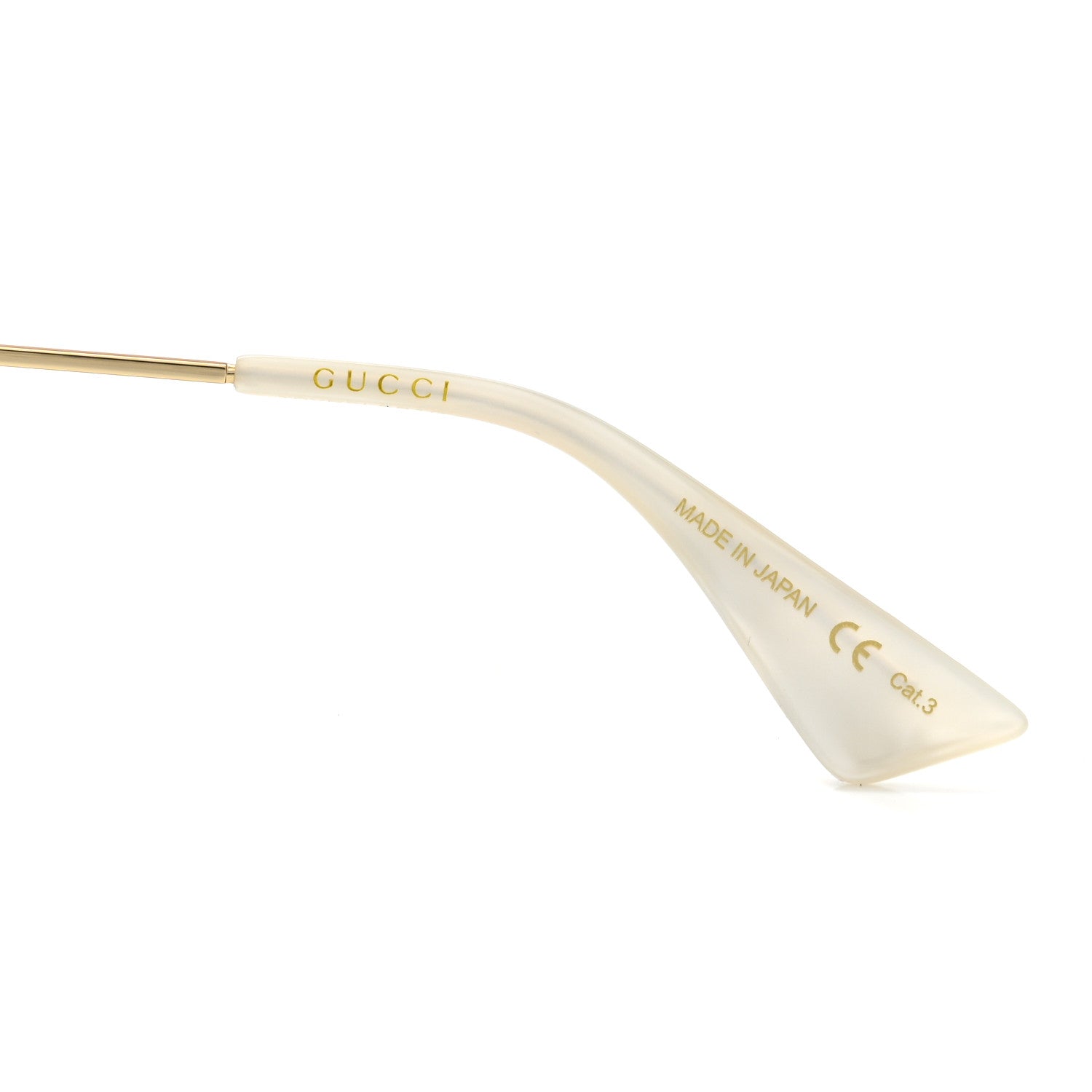 Gucci Round Sunglasses — Gold GG0061S