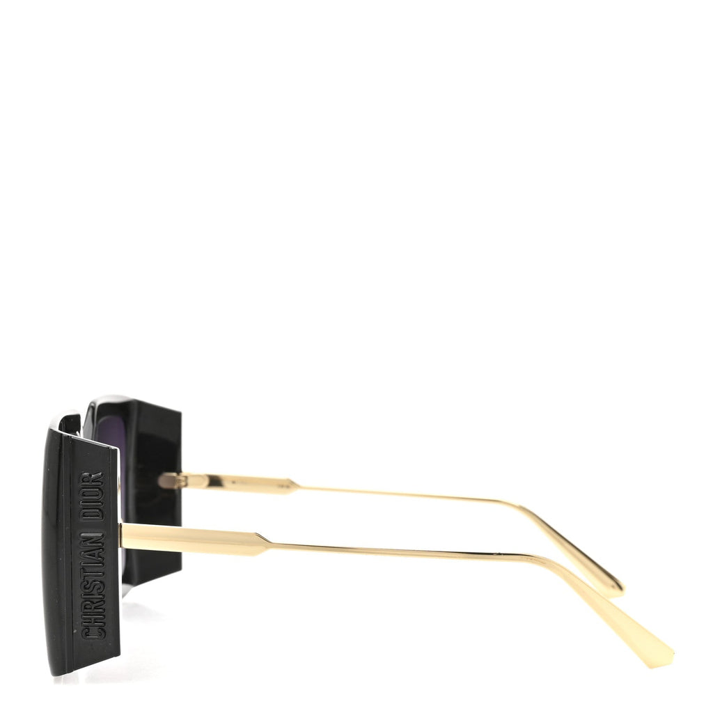 Dior Square Sunglasses — Black