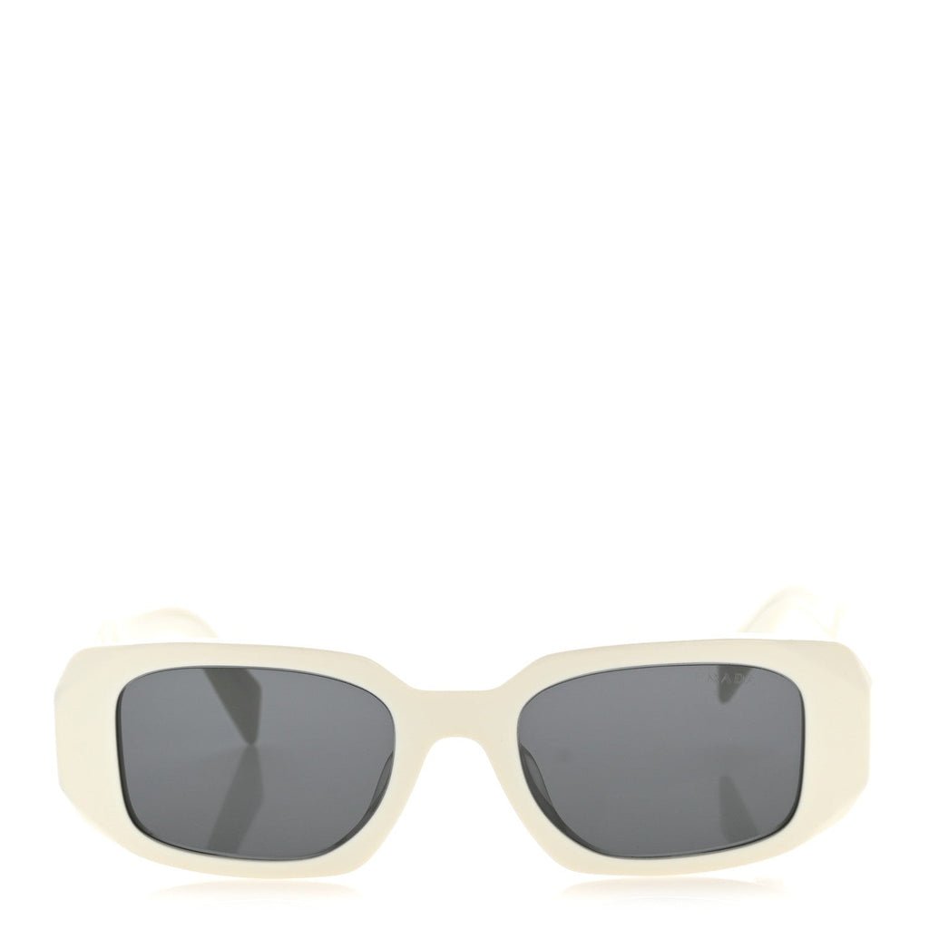 Prada Square Sunglasses — White SPR 17W