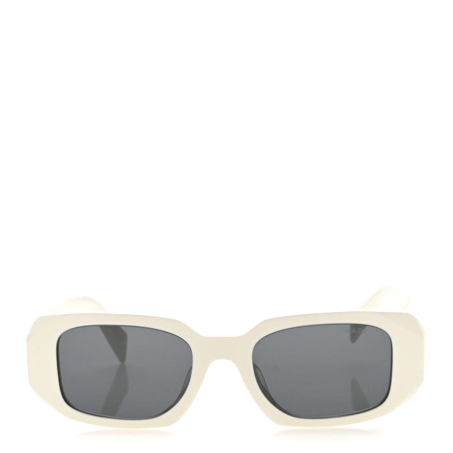 Prada Square Sunglasses — White SPR 17W