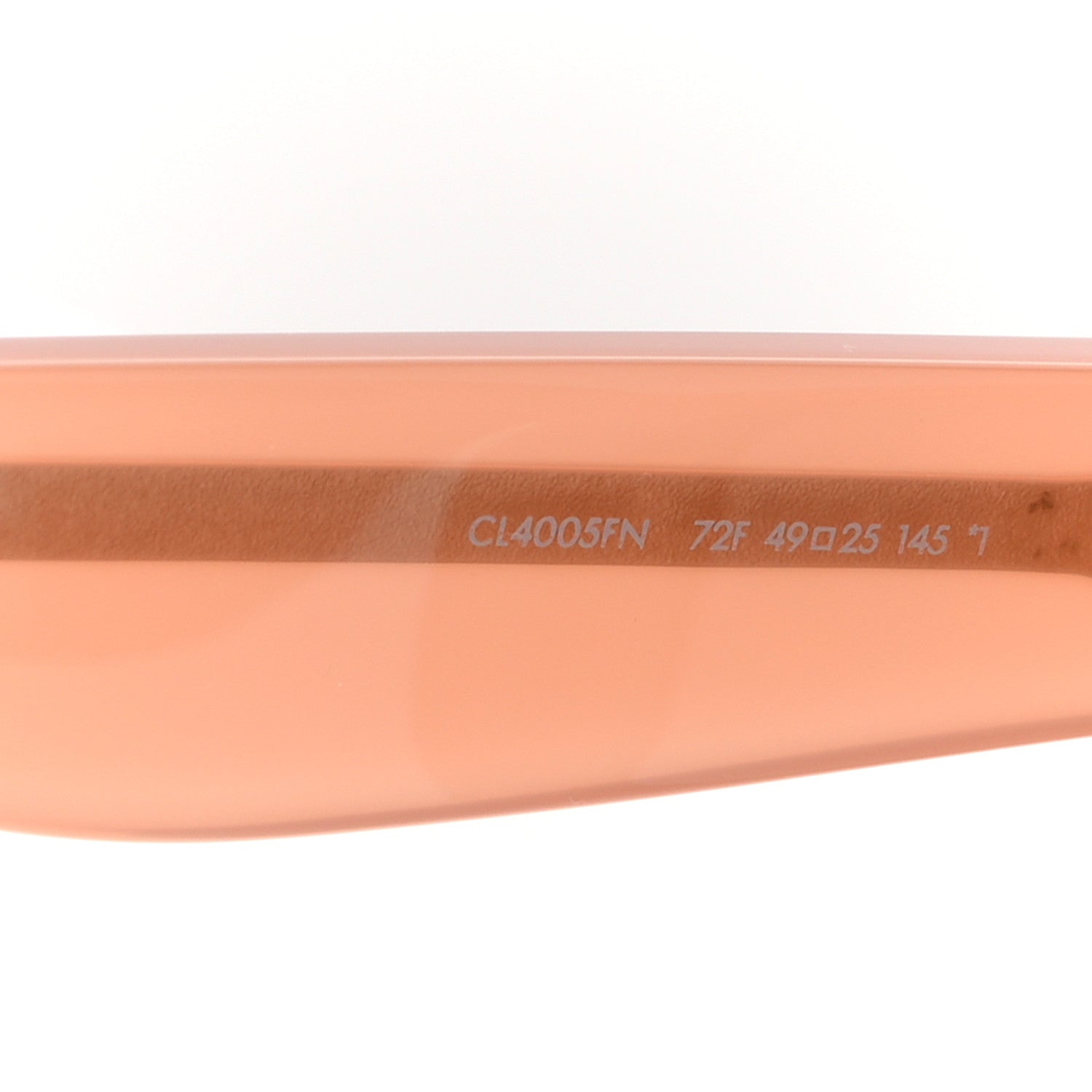 Celine Oversized Round Sunglasses CL4005FN Peach