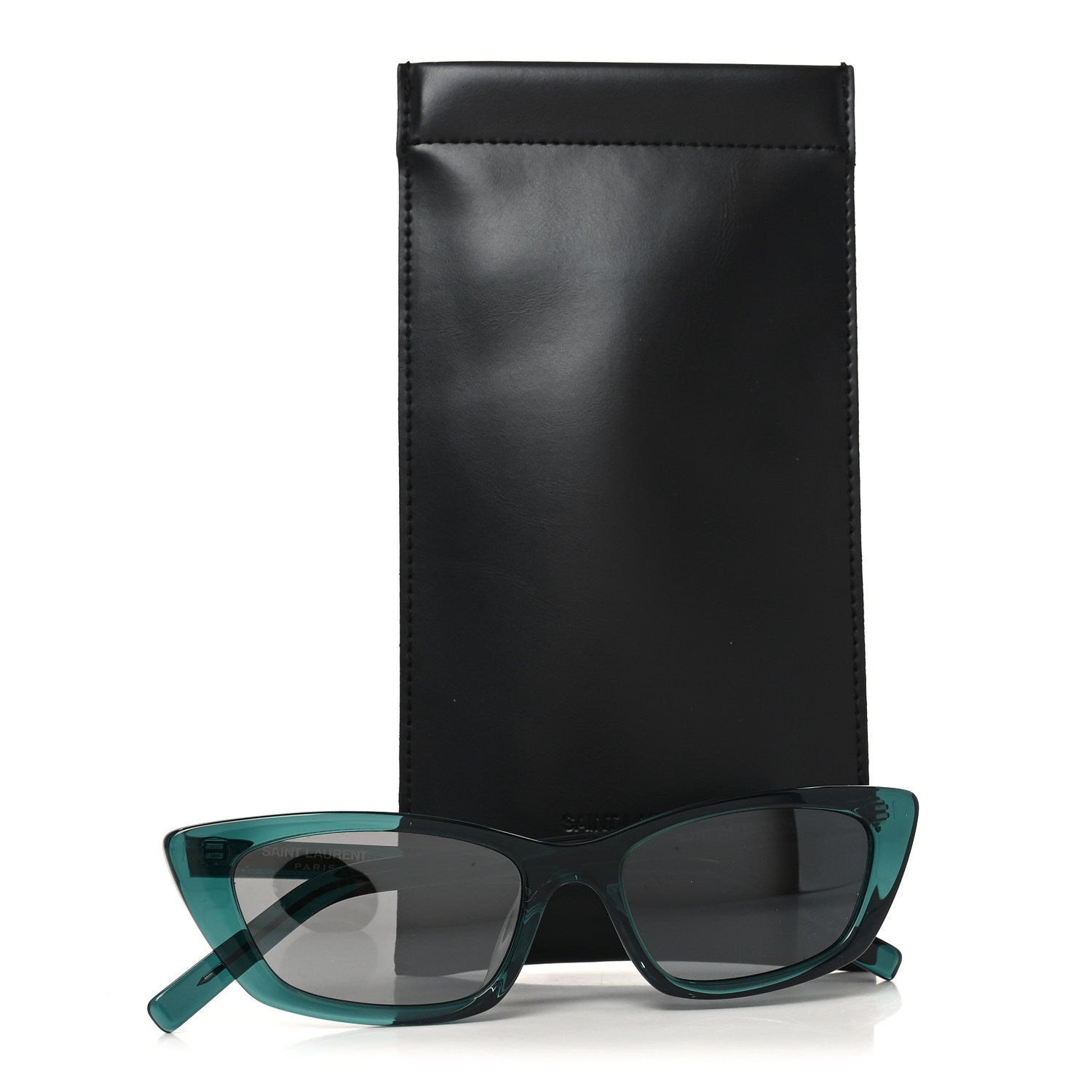 Saint Laurent Cat-Eye Sunglasses — Green SL277