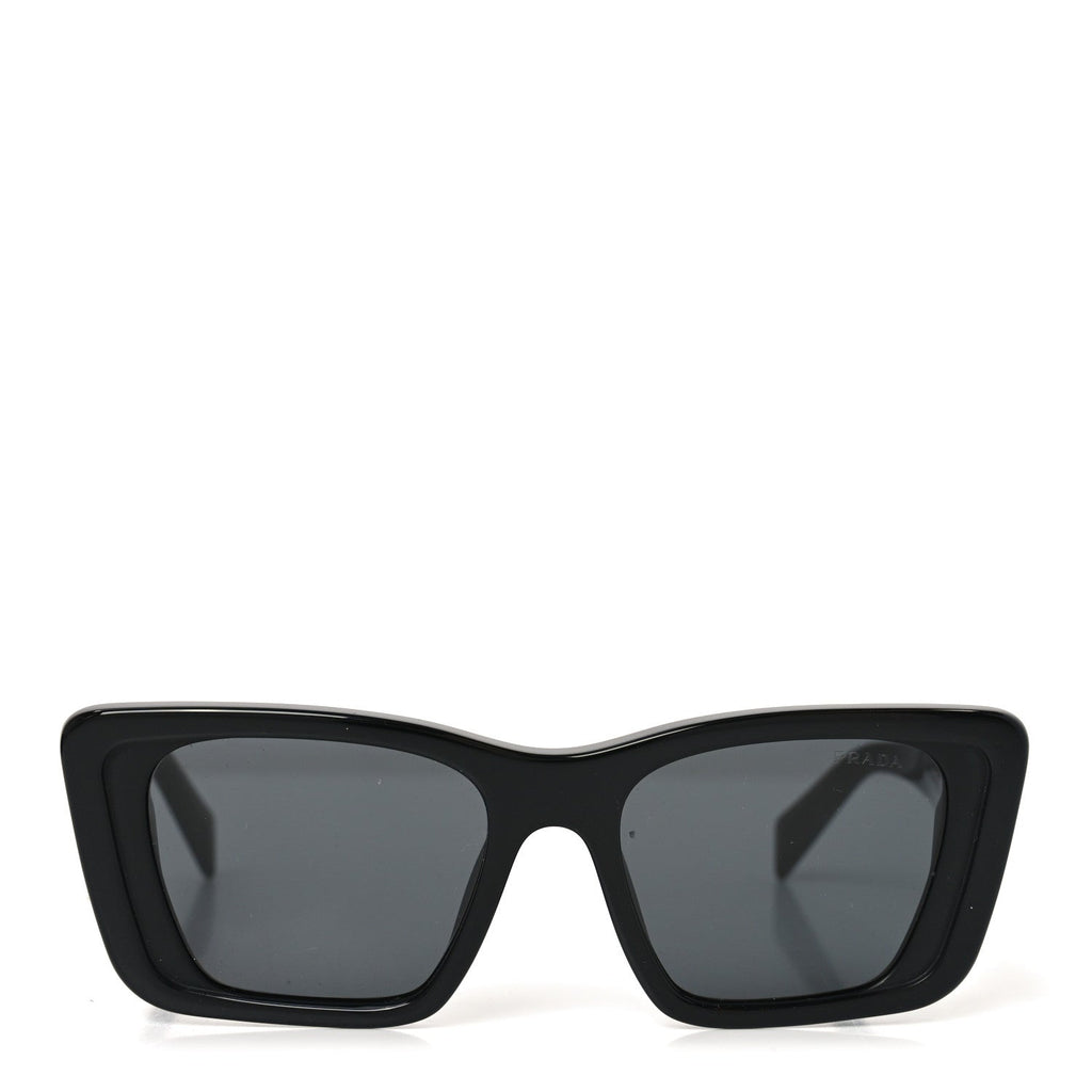 Prada Geometric Sunglasses — Black SPR 08Y