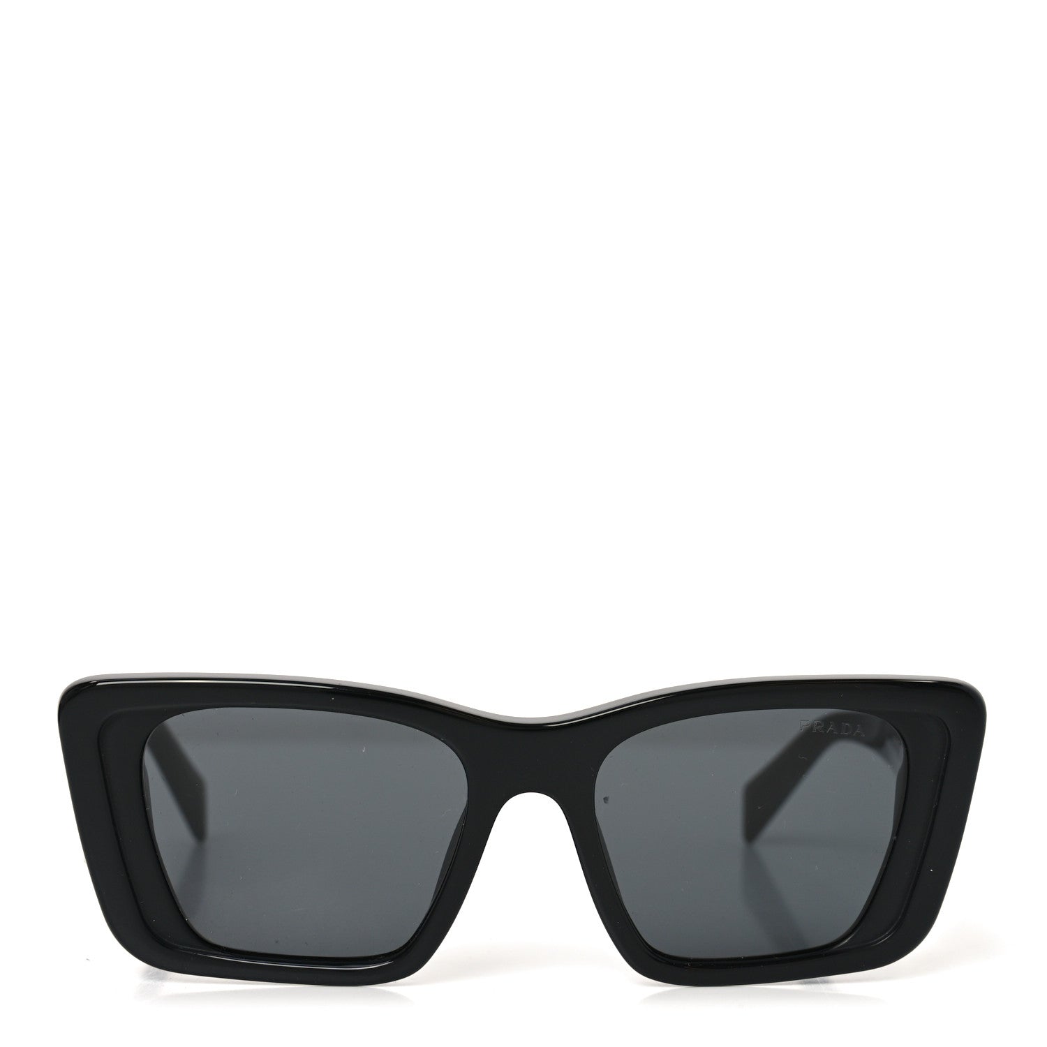 Prada Geometric Sunglasses — Black SPR 08Y