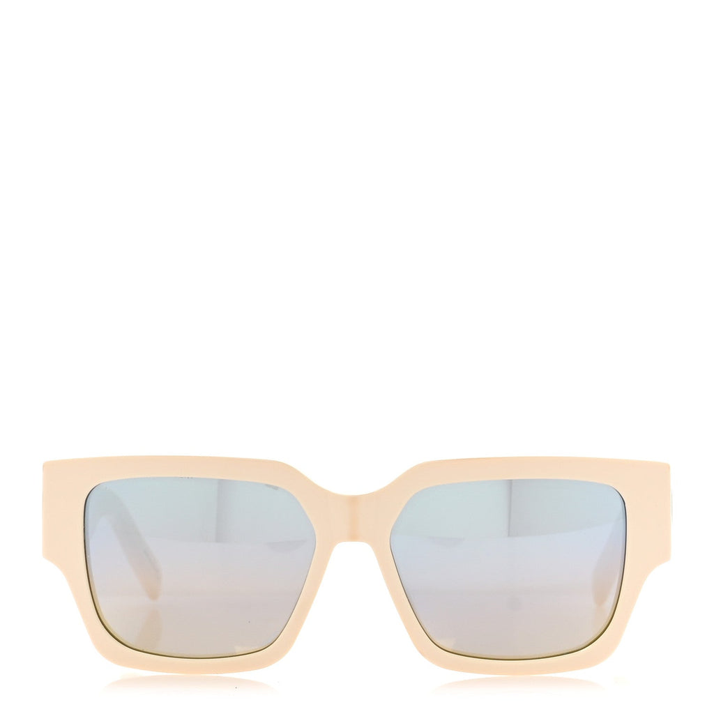 Dior Square Sunglasses — Ivory