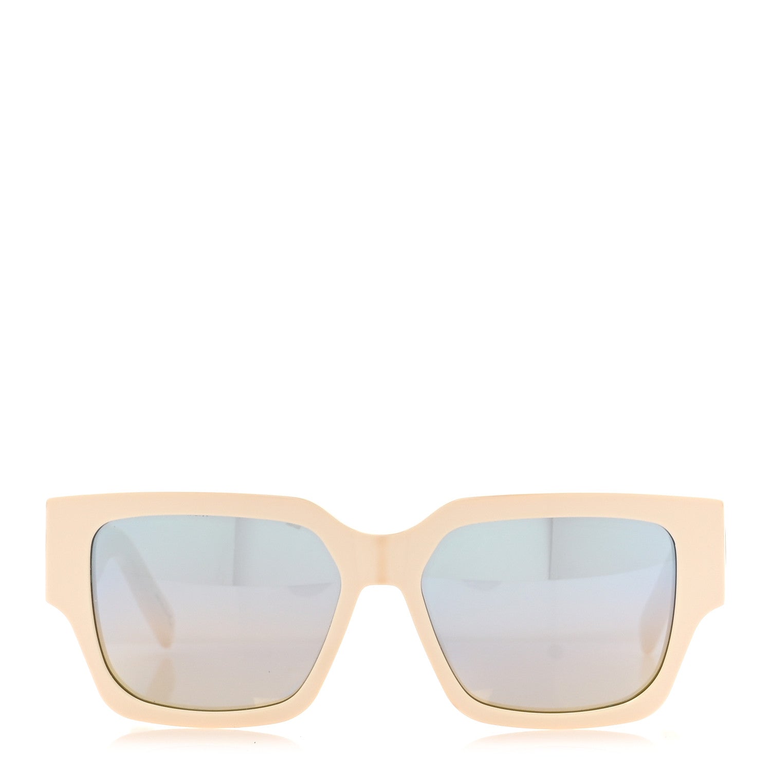 Dior Square Sunglasses — Ivory