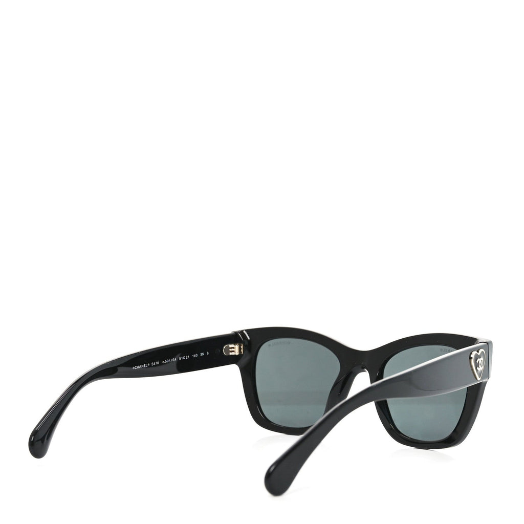 Chanel Square Sunglasses — Black