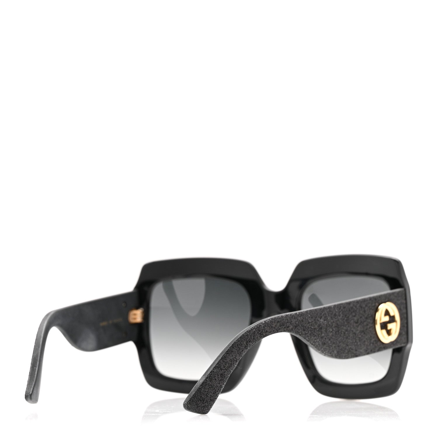 Gucci Square Sunglasses — Black GG0102S