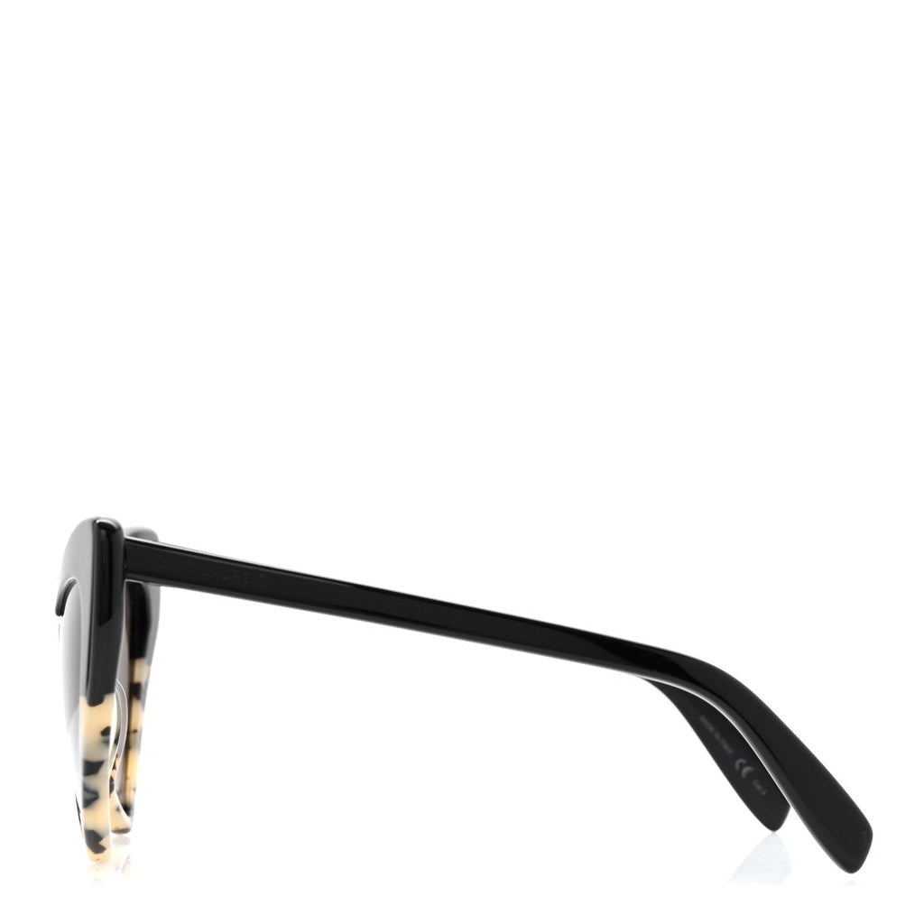 Saint Laurent Square Sunglasses — Havana SL181