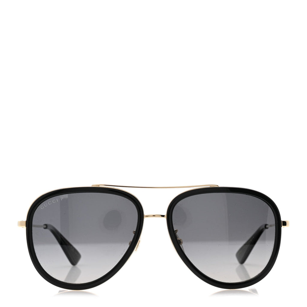 Gucci Aviator Sunglasses — Black GG0062S