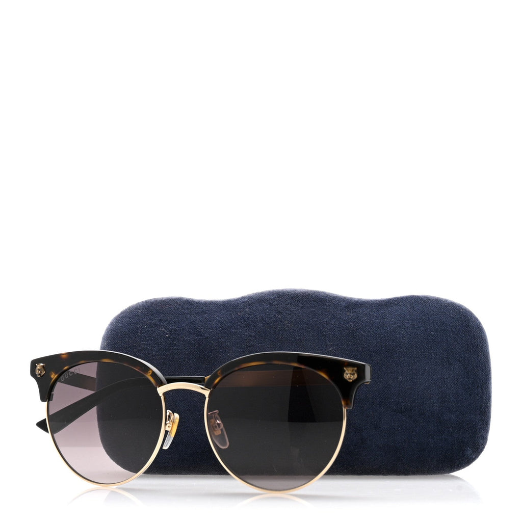 Gucci Square Sunglasses — Tortoise