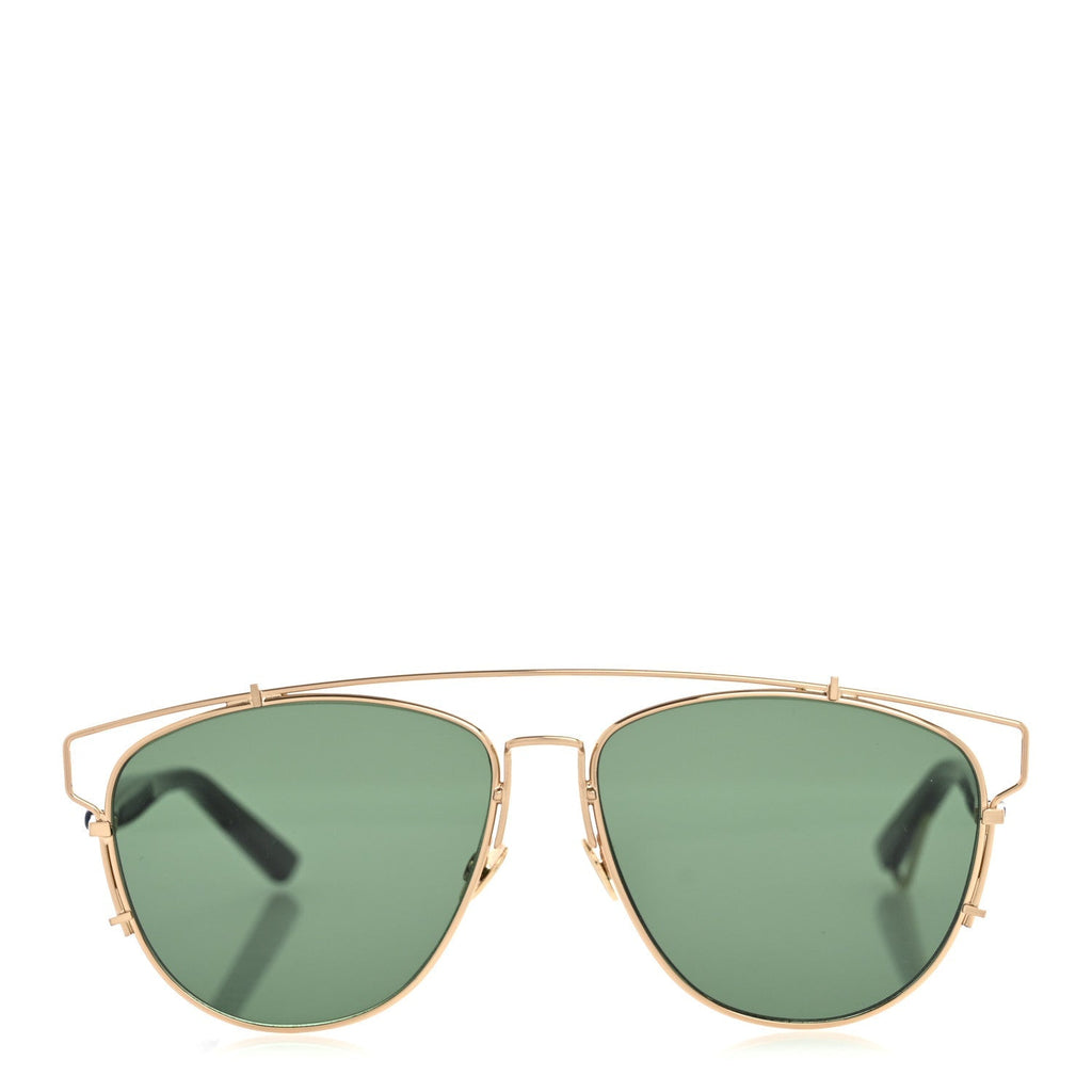 Dior Aviator Sunglasses — Gold