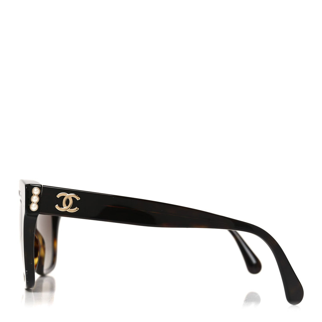 Chanel Square Sunglasses — Tortoise 5482-H