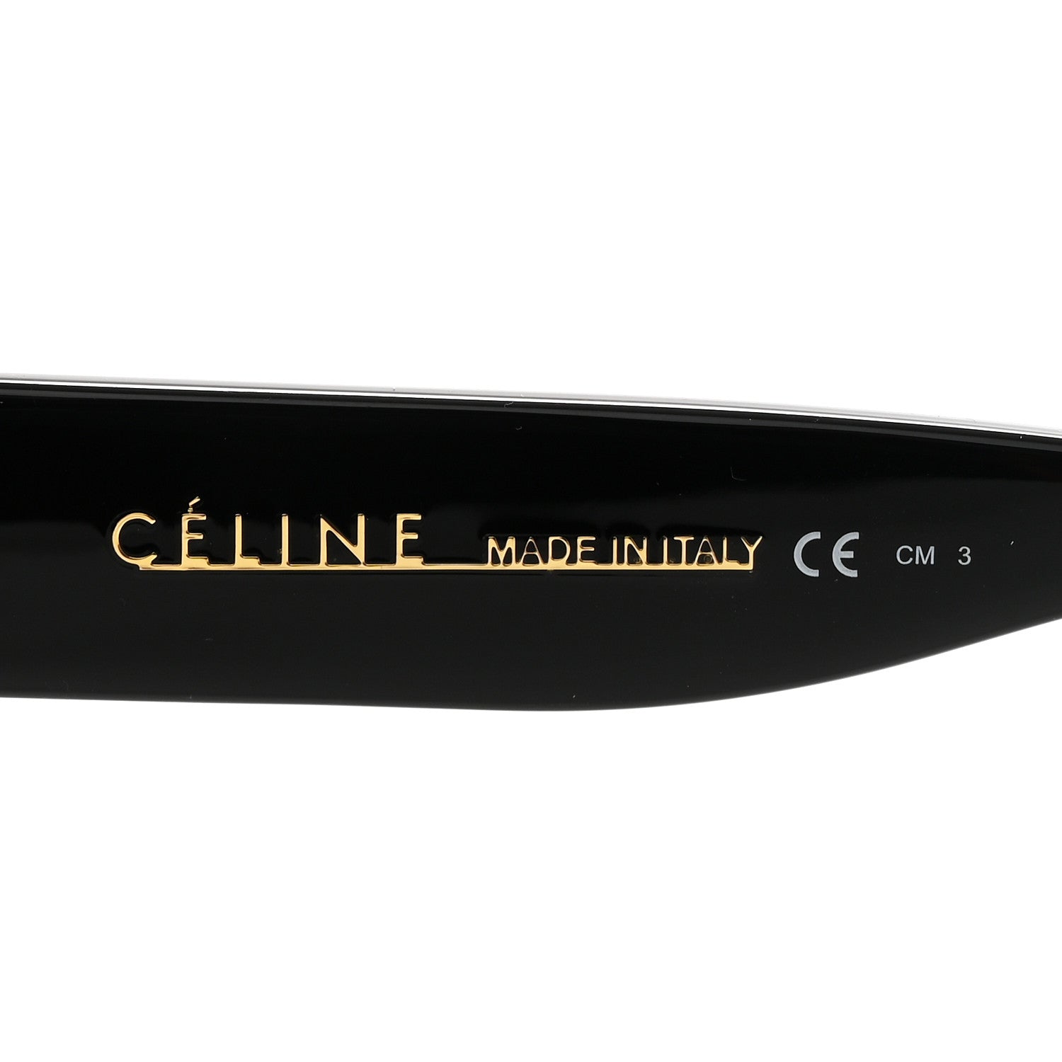 Celine Square Sunglasses — Black