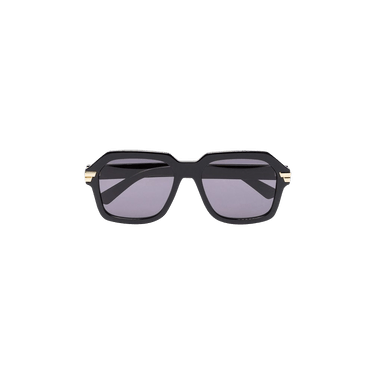 Bottega Veneta Shiny Unapologetic Sunglasses — Black