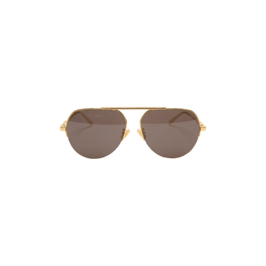 Bottega Veneta Sunglasses — Gold