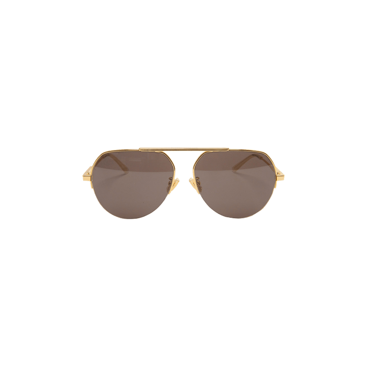 Bottega Veneta Sunglasses — Gold