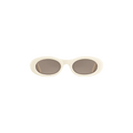 Dior x Cactus Jack CD Diamond R1I Sunglasses — Cream